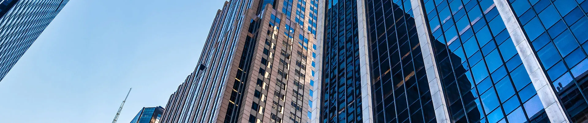 Towering skyscrapers representing professional expertise