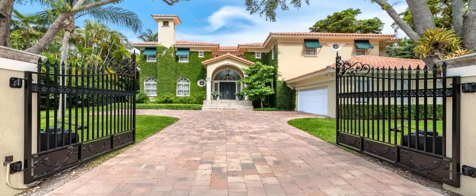 Gated home representing real estate guidance